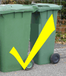 Abfall-Grüngutsammlung; Was gehört in die Grünabfuhr?