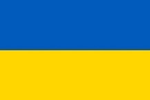 Ukraine Flagge klein